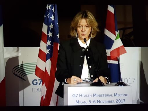 Beatrice Lorenzin G7 Salute a Milano
